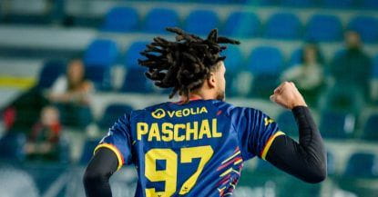 Drevy Paschal égale le record de buts en un match du club